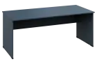 CPL 17 - 18 stůl kancelářský, dřevěná podnož, deska 18 mm, široký 1800 mm, antracit